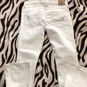 American Eagle Bootcut Stretch Jean White